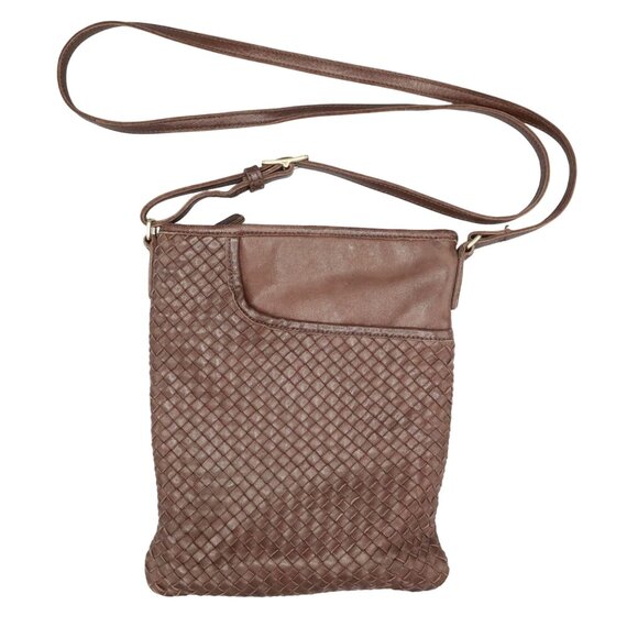 Margot Whiskey Leather Crossbody Bag S Brown Boho Earthy Rustic Natural Classic - Picture 1 of 16